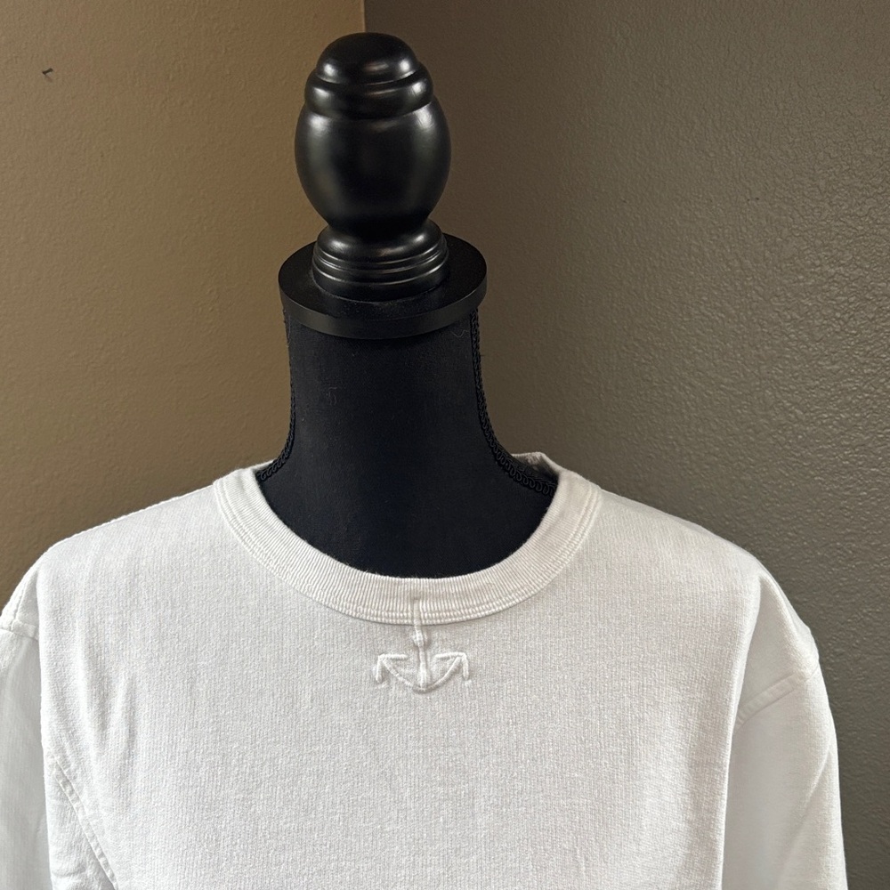 Kiel James Patrick White Coastal Crewneck Sweatshirt - Picture 2 of 8